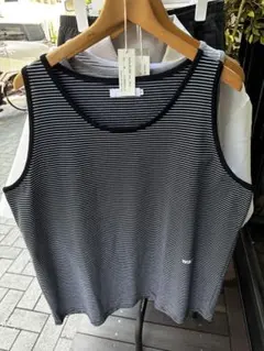 新品未使用タグ付き 25AW WAX thm Pin stripe ロンT 白 - メルカリ