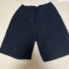 無地 ブラック ハーフパンツ