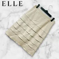 【ELLE】 エル (40) / レディース ティアードスカート ひざ丈 タイト