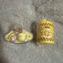 サンリオ　パッケージチャーム コインシリンダーガチャ　ポムポムプリン