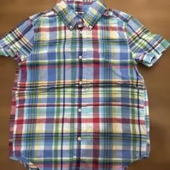 Ralph Lauren 半袖チェックシャツ　ボーイズ120