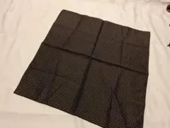 アメリカヴィンテージ ポケットチーフ ドット ダークブラウン