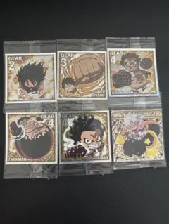 モンキー・D・ルフィ ギアシール 6枚セット