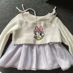 【美品】プティマイン　ベビートップス90cm