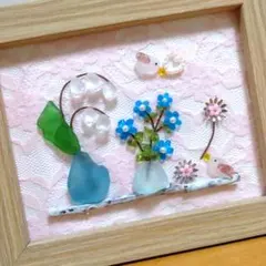 식물과 새, 참새, 새, 꽃, 선물, 해초 예술