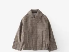 新品★Text Flying Man Jacket 1 アルパカ タッタソール柄