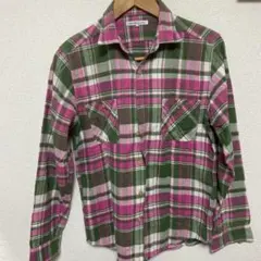 グリーンレーベル GREEN LABEL RELAXING ネルシャツ M