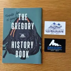 GREGORY グレゴリー 40周年小冊子&ステッカー セット
