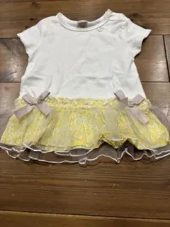 petit main フリル付きトップス 90cm