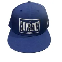 極美品 Supreme × NewEra キャップ