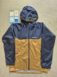 美品〕モンベル（montbell）サンダーパスジャケット L ブルー ネイビー