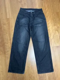 デニムパンツ 黒 M