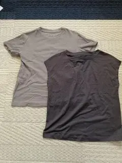 半袖Tシャツ2枚セット S グレー・ダークグレー