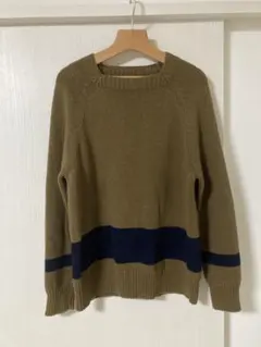 美品 マーガレットハウエル 高年式 コットン セーター M ブラウン　MHL