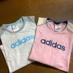 adidas アディダス 長袖Tシャツ２枚セット組