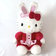 当時物 サンリオ 2005年 ハローキティ ぬいぐるみ 特大 ピンク
