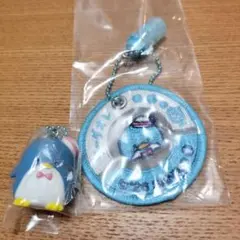 ミルクキャップシアーチャーム&マスコット&グミ　　タキシードサム2点