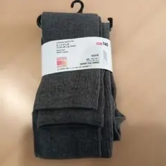 ユニクロ　ヒートテックリブレギンス　グレー　160cm