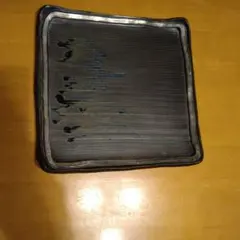 未使用】志野焼 鼠志野 美濃焼 銘々皿 角皿 万典窯 戸松万典 陶芸 陶器