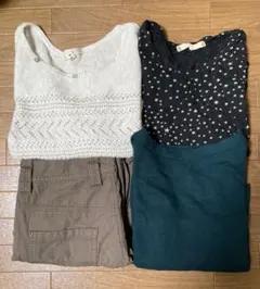 【まとめ売り】ナチュラル系　コーデ　USED 秋冬　4点
