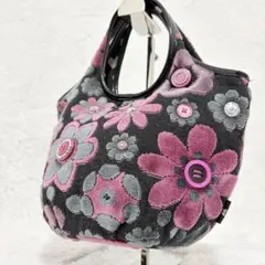 Think Bee! シンクビー ANA限定 花柄 ビジュー ハンドバッグ 希少