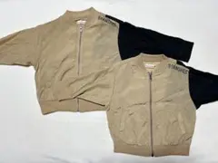 branshes 配色切替えナイロンジャケット 90㎝100㎝あり 1着の値段