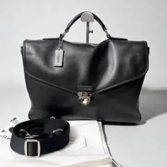 コーチ　COACH ブリーフケース　ビジネスバッグ　2wayブラック　ペリー