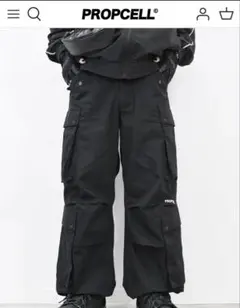 *p(R)ojectR® 黒 カーゴパンツ Lサイズ p(R)ojectR® 黒 カーゴパンツ Lサイズ - メルカリ