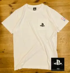 Tシャツ 古着 00s Y2K PlayStation プレステ ポケT M 白のサムネイル