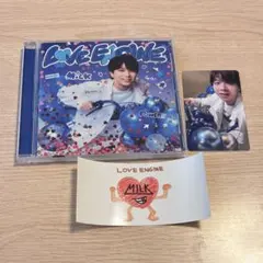 M!LK LOVE ENG!NE 塩﨑太智盤 トレカ&ステッカー付き