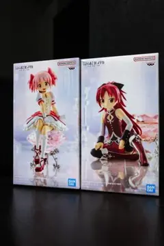 BANDAI まどか☆マギカ 鹿目まどか 佐倉杏子 フィギュア 2体セット