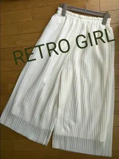 【RETRO GIRL】プリーツスカンツ