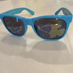 ディズニー　サングラス　ミッキー　ミッキーマウス　水色