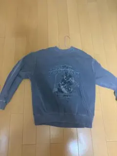 SNAP CLUB グレー プリント スウェット
