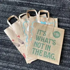 Whole Foods & Trader Joe's ショップ袋 5枚セットのサムネイル