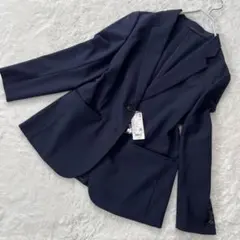ユニクロ 感動　ジャケット　大きいサイズ　XL ネイビー　2B タグ付き