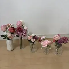 造花と花瓶セット 28本　ウェディング　ウェルカムスペース