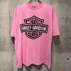 Harley-Davidson Tシャツ XL ピンク