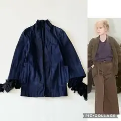 tricot Comme des Garçons ノーカラージャケット 1995 tricot Comme des Garçons ノーカラージャケット 1995