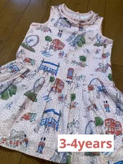 キャスキッドソン Cath Kids ロンドン柄 ノースリーブワンピースのサムネイル