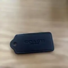COACH レザー キーホルダー チャーム ブラックのサムネイル