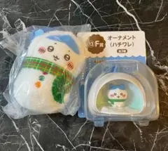 ちいかわ　オーナメント (ハチワレ) 雪だるまマスコット