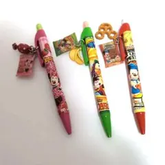 【平成レトロ】ディズニーリゾート　シャーペン　3本まとめ売り（0.5mm）