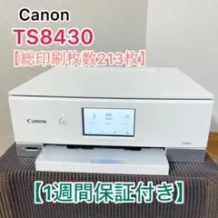 1週間保証付き【総印刷枚数213枚】Canon キヤノン TS8430 コピー