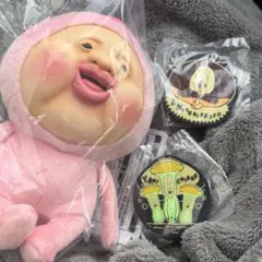 こびとづかん 一番くじ 3点セット A賞 ぬいぐるみ カクレモモジリ H賞 2点