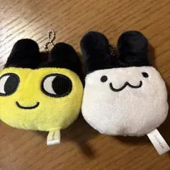 【美品】たまごっち フェイスぬいぐるみ まめっち みみっち ガチャガチャ