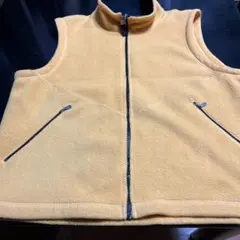 Eddie Bauer フリースベスト M/P オレンジ