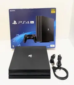 PS4 Pro 本体 1TB ブラック SONY CUH-7200B　箱付