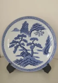 瑠璃色 飾り皿 山水画 金彩即購入◎ 瑠璃色 飾り皿 山水画 金彩即購入◎ - メルカリ