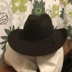 【週末限定値下】New York Hat ウールフェルトハット ダークブラウン